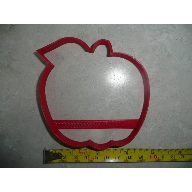 AJT APPLE WITH LEAF OUTLINE ORCHARD PICKING TREE FRUIT FOOD