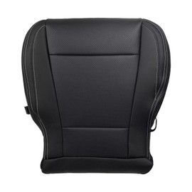 SecosAutoparts Driver Side Bottom Replacement Seat Cover Black #HB or EB Compatible with Ford F250 F350 F450 F550 Lariat XLT 2015 2016 2017