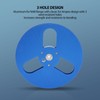1/4 7 Inch Empty Reel 3 Hole Aluminum Alloy Opening