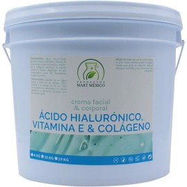 Crema De Colágeno, Vitamina E Ácido Hialuronico Productos Mart Mexico 4 kilos