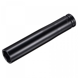 sourcing map 1/2" Drive by 21mm Deep Impact Socket, Heat-Treated CR-V Steel 6" Length, 6-Point Metric Sizes