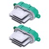 2 x 7701207453 Blower Motor Blower Controller Heating Fan Resistor