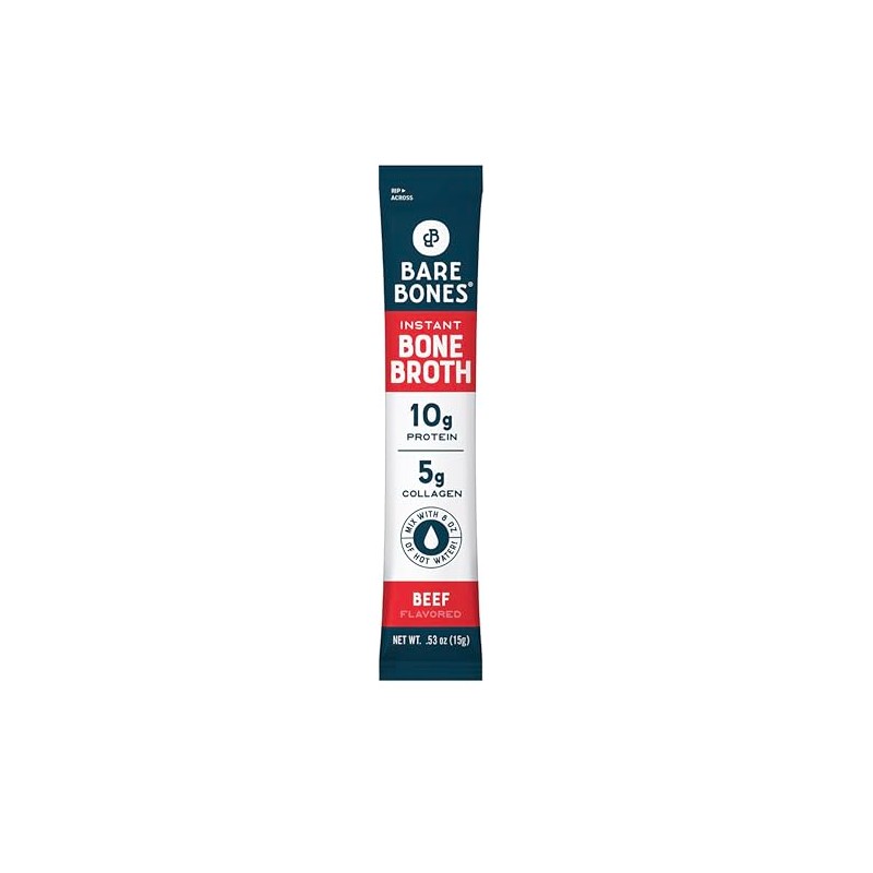Bare Bones Beef Bone Broth Instant Powdered Mix | Rich