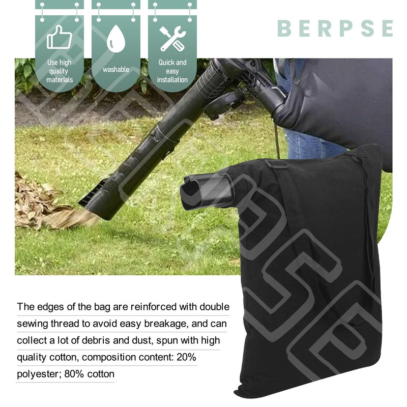 BERPSE 5140125-95 Leaf Blower Vacuum Shoulder Bag Replaces 5140117-99, for