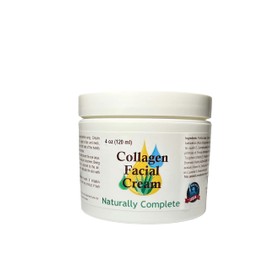 Naturally Complete Collagen Facial Cream 4 oz. Jar | Made With Non-GMO Ingredients