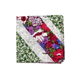 FLORET LONDON [LIBERTY PRINT Liberty Print] Cross Union Jack Green