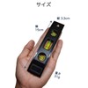 Wumio Plastic Level Level Level with Rubber Magnet, 3-Way Horizontal