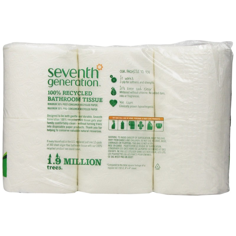 Seventh Generation Bathroom Tissue - 12 pk