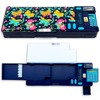 Decorably Multifunctional Butterfly Pop Up Pencil Case with Calculator, Sharpener,