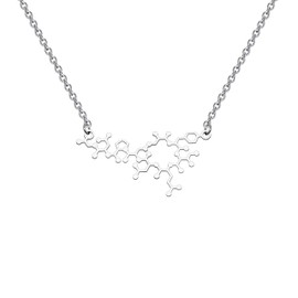 TGBJE Molecule Necklace Oxytocin Pendant Jewelry Chemistry Women Jewelry Love Hormone Gift Science Jewelry (C-Oxytocin Necklace)