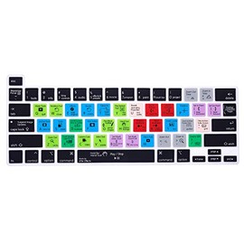 WYGCH Serato DJ Silicone Shortcuts Keyboard Cover Skin for MacBook Pro 16 inch A2141 2019 New 2020 New Pro 13.3 inch A2338 M1/A2251/A2289 with Touch Bar & Touch ID US Version