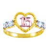 15 Años Ring - Quinceanera Ring with Cubic Zirconia(10k) (13)