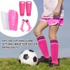 FDEETY Football Shin Pads Including Stocking with Slip Pocket and