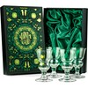 Vintage Crystal Absinthe, Sambuca, Raki, Pastis, Ouzo Glasses | Set