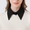 2 Pieces Of Solid Color Fake Collars, Shirt Collars, Simple