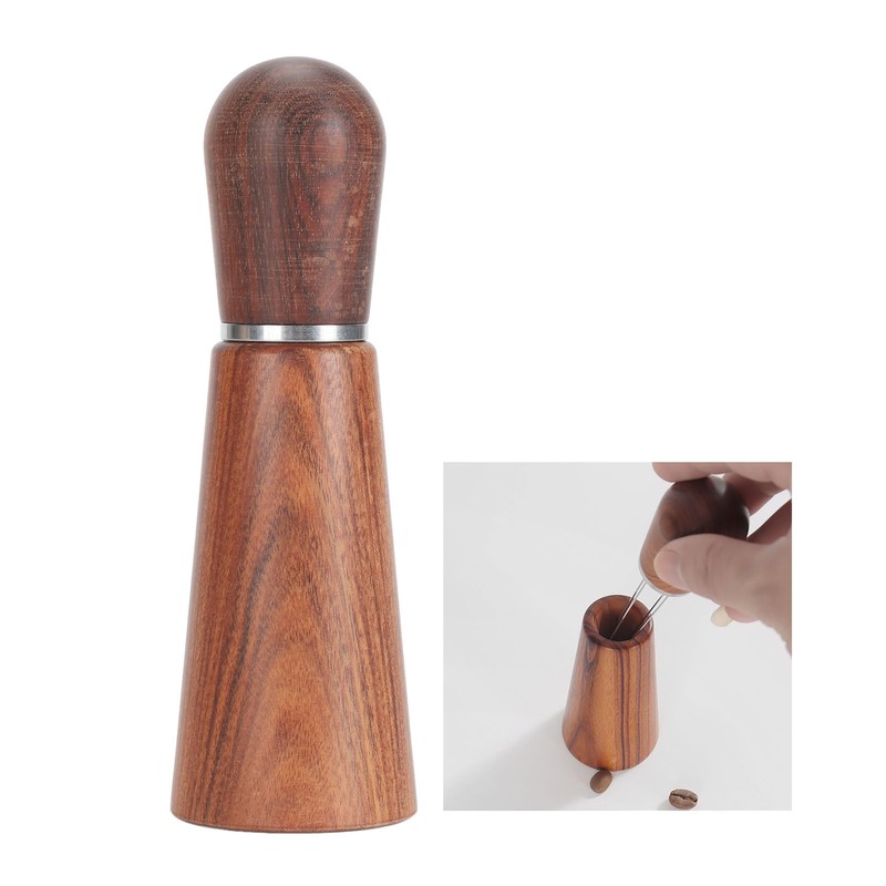 Coffee Stirrer Distribution Tool Stainless Steel Wood Handle Coffee Stirrer