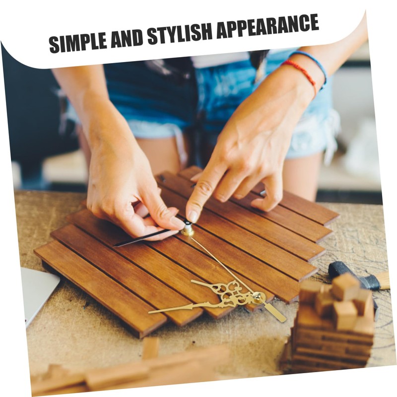 TEHAUX 10 Sets Elegant Clock Hands Decorative Plastic Clock Pointers