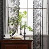KYMRose Outdoor Sheer Lace Curtains for Patio, 2 Panels Waterproof