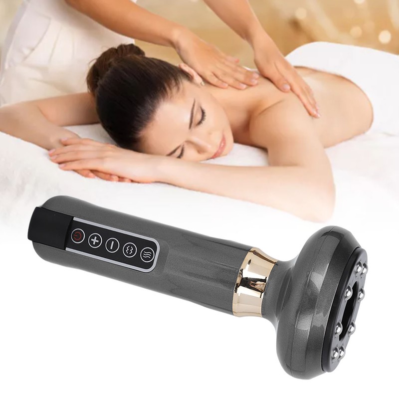 Electric GuaSha Massager 12 Suction Gears Steel Balls Negative Pressure