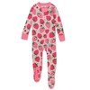 HonestBaby Non-Slip Footed Pajamas One-Piece Sleeper Zip-Front Pjs 100% Organic
