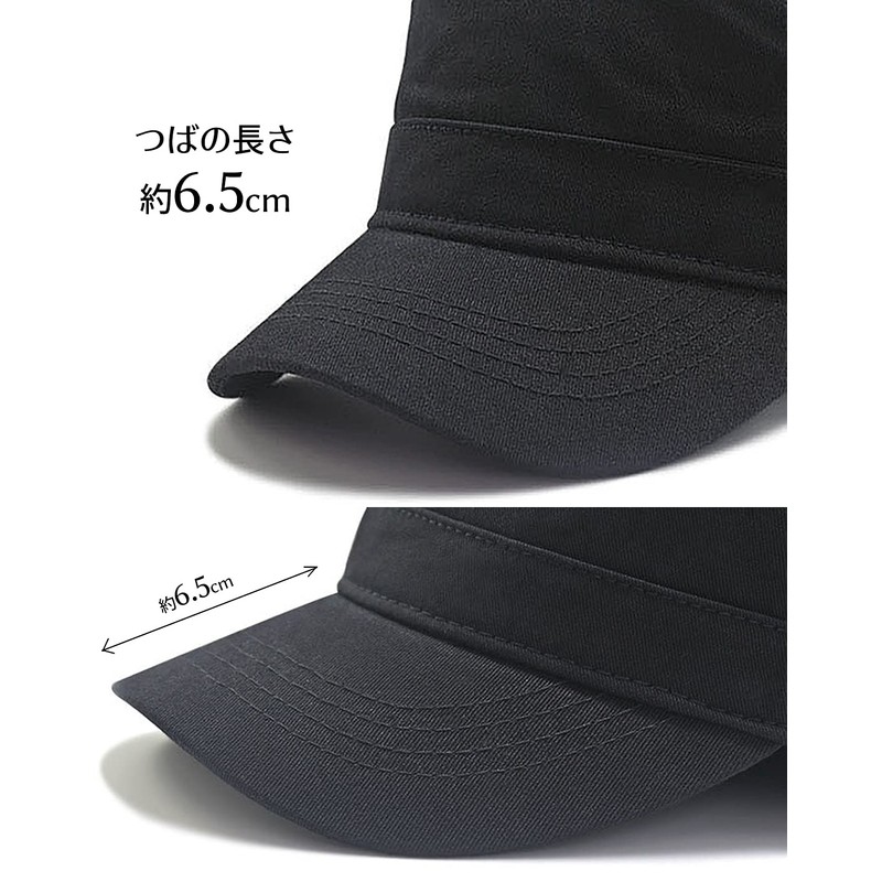 Laquest Large Size, Deep, Cotton, Work Cap, Hat, Head Circumference,