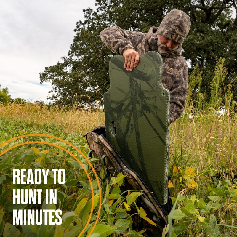 GhostBlind Phantom Hunting Blind Backpack, Durable and Water Resistant, Woodland