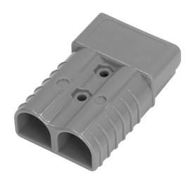 Garosa Forklift Plug 350A 600V Battery Quick Disconnect Connector Plug Battery Power Connector with Dust Proof Rubber Plug for Car Boat Forklift (Grey)