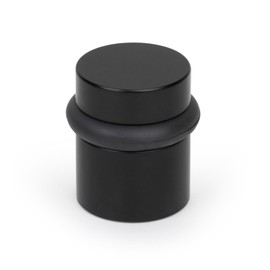 Mega Handles Floor Door Stopper - Black Door Stopper Quickly Installed Wall Protector, Wall Protectors from Door Knobs, Door Stop Floor Mount with mounting Hardware Included - Matte Black - 1.5 Inch