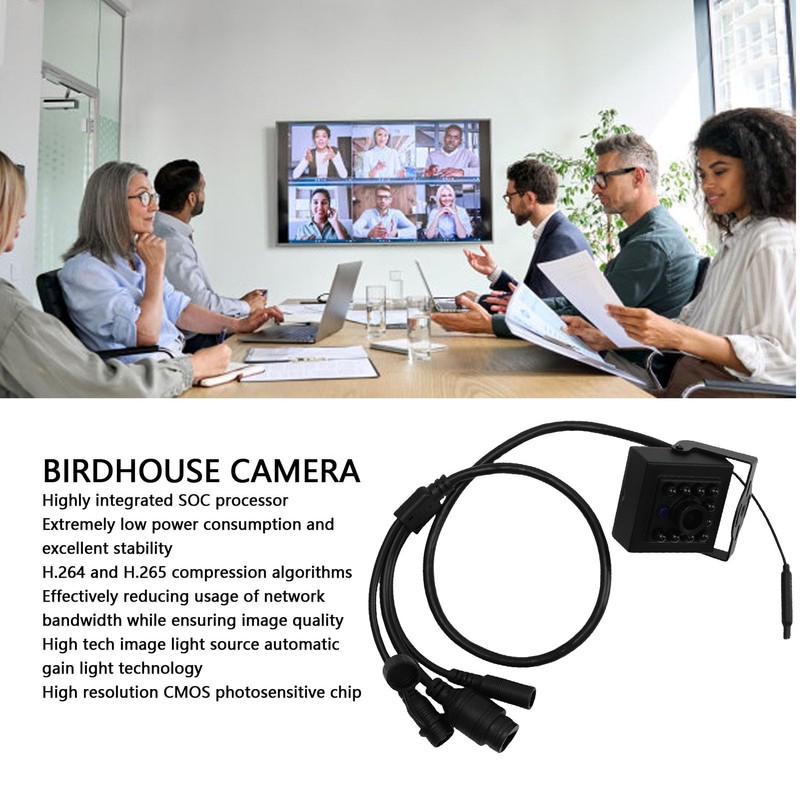 Zopsc Low Light Birdhouse Camera - High Resolution CMOS Outdoor