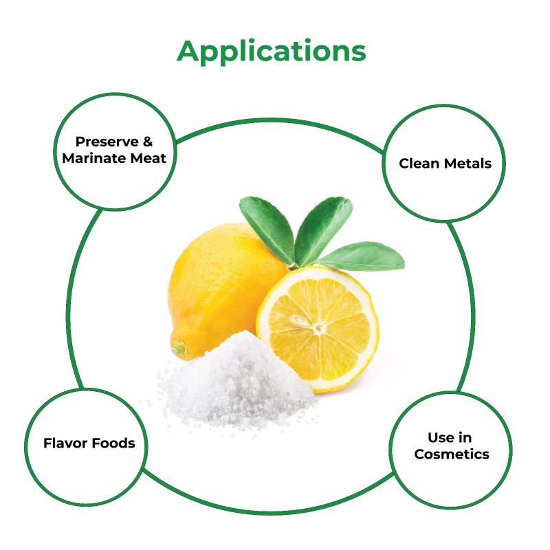 Viva Doria Pure Citric Acid, Fine Grain, 2 Lb. (907