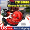 Gearzaar 2) 12V 300DB Super Loud Train Horn Waterproof For