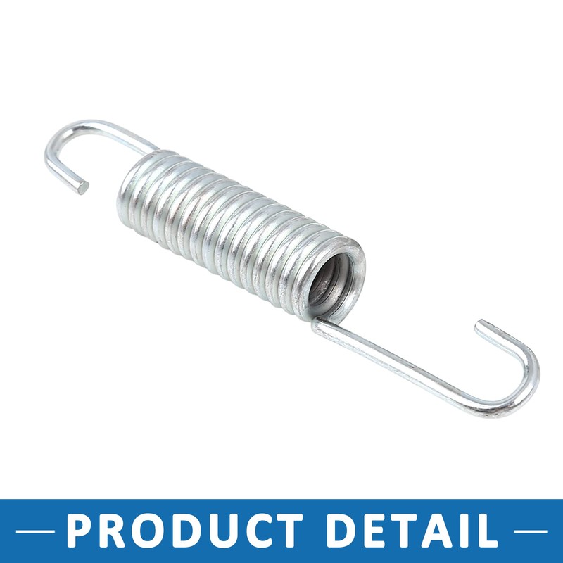 A ABSOPRO Motorcycle Side Mount Stand Spring for GS125 Silver