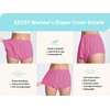 Women's Plastic Pants for Adult Diapers Incontinence Waterproof Cloth Diaper