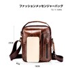 FANDARE Men's Shoulder Bag, Waterproof, Stylish, Genuine Leather, Crossbody Bag,