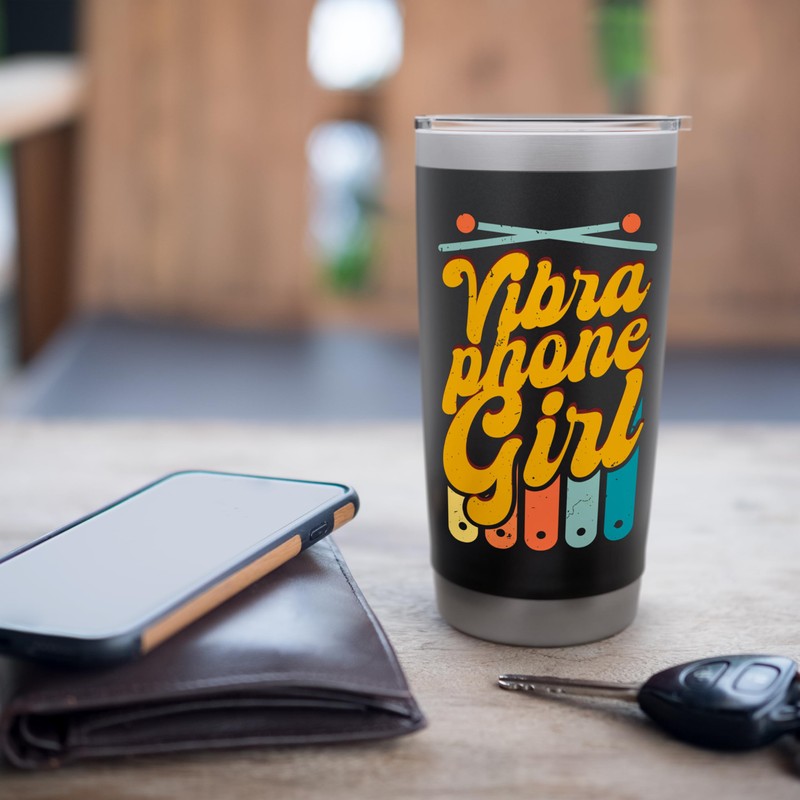 Vibraphone Girl Marimba Stainless Steel Insulated Tumbler