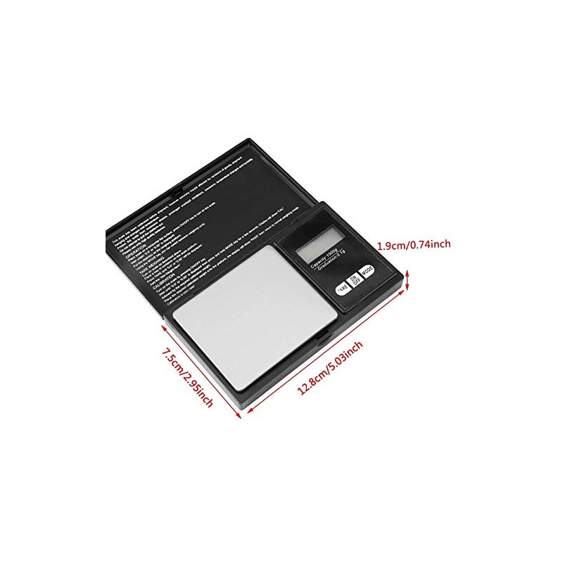 Digital Scales Mini High Precision LED Digital Pocket Scales Gold