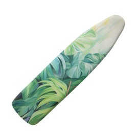 Hinthetall Tropical Palm Tree Homes Replacement Ironing Board Cover with Extra Thick Pad, Standard (Fits Large Boards 15 x 54 inch) Elasticated, Scorch Resistant, Durable