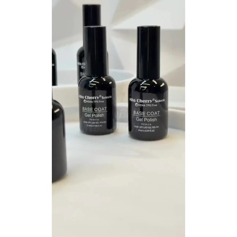 Base Coat Miss Cherry Gel Semipermanente Uñas 21ml