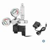 CO2 Regulator Silent Water Resistant Dual Gauges Design Aquarium CO2