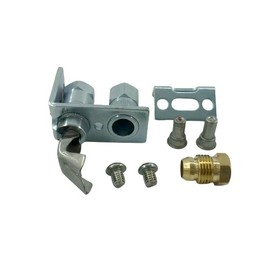 ActyGo Replacement STRAIGHT TIP PILOT BURNER Assembly Q314A 4586 For Q309 Q340 Q390 Q313 Thermocouples Thermopiles Includes Bracket+Screws