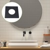 UFURMATE Pipe Wall Covers, 2Pcs 42mm Diameter ABS Plastics Square