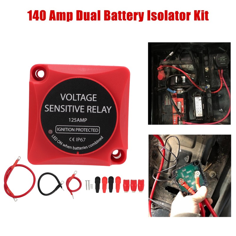 Dual Battery Smart Isolator VSR Voltage Sensitive Relay for Car