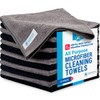 16" x 16" MW Pro Multi Surface Microfiber Towels (Black,