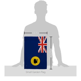 States of Australia Western Garden Flag - Set Wall Hanger Regional Territory Tony Couch Sydney Oceania Country Particular Area - House Banner Small Yard Gift Double-Sided Made in USA 13 X 18.5