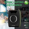 Bluetooth 5.0 Voice Amplifier with Wireless Mic Headset, Waterproof Personal