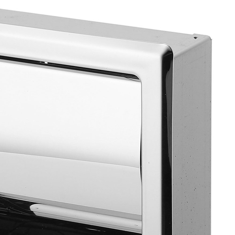Mirror Surface Toilet Paper Holder Stainless Steel Paper Towel Rack