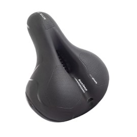 cmy select Bicycle Saddle, Shock Absorption, Super Thick, Butt Painless, Breathable, Waterproof, Night Reflective, Road Bike, Cross Bike, Mountain Bike (Black)