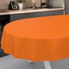 ANRO Oilcloth Tablecloth, Washable, Oilcloth, Garden Tablecloth, Outdoor, Indoor, Oval,
