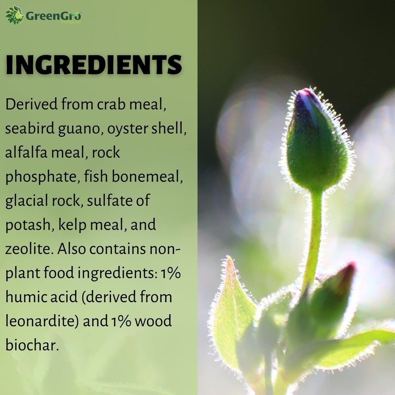 GreenGro Flower Finisher, Bloom Booster, Flower Fertilizer, Fertilizer for Flowers