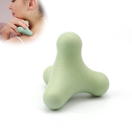 HJIAMA Massage Ball Four Corners Massage Ball Arch Support Three Sided Adjustment Deep Massage Ball Massage Green for Shoulders Neck Hands Feet